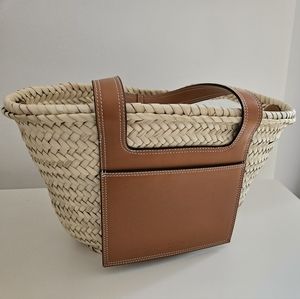 Handmade Basket Bag. Like new.
